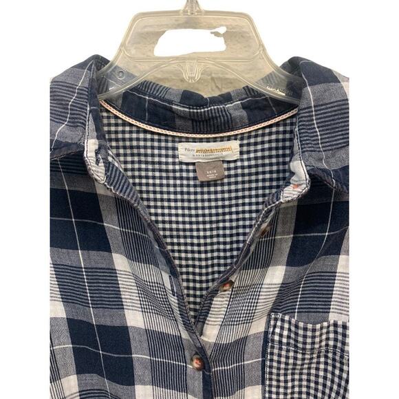 Anthropologie Pilcro Plaid Boyfriend Button Down Shirt SZ XS/S - Picture 5 of 10